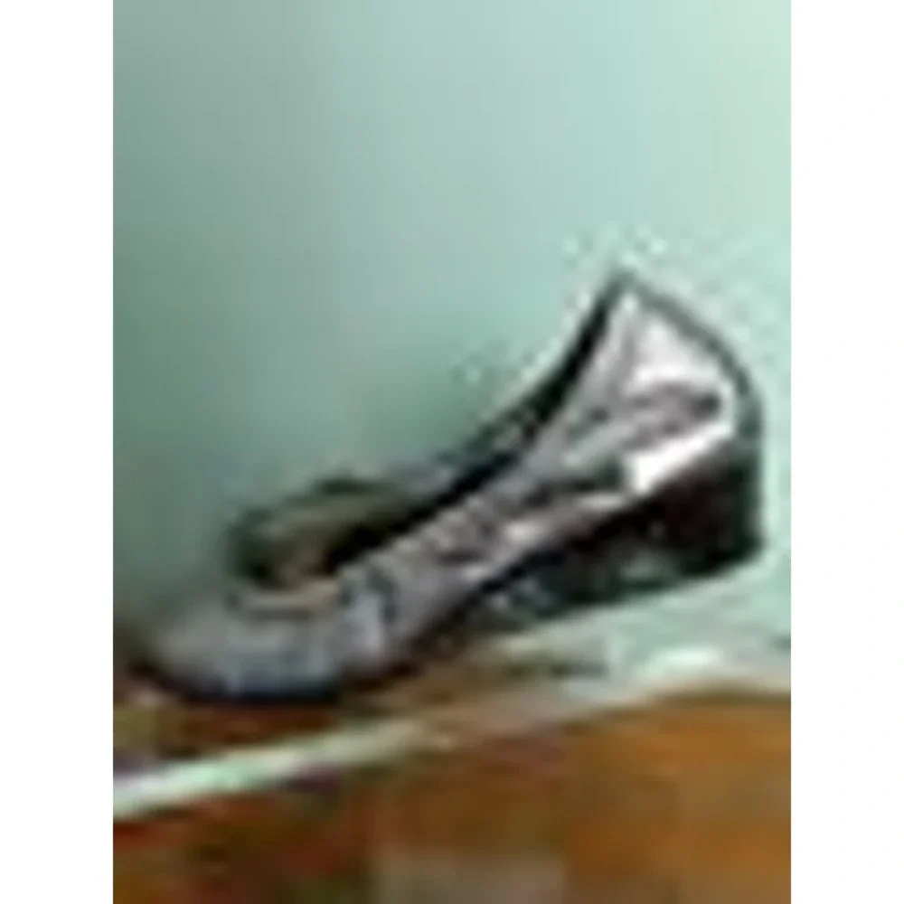 Cole‎ Haan Wedge Heel Leather Slip On, Size 6 B